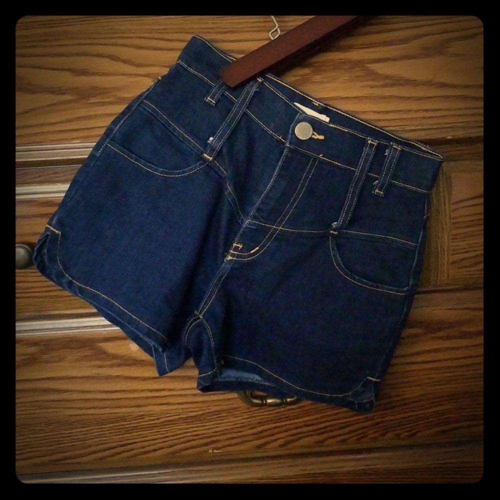 High waisted shorts by: silence + noise